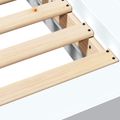 vidaXL Rám postele na podlahe Biela 80 x 210 cm Kompozitné drevo