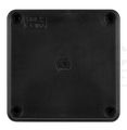 Plastová inštalačná krabica hermetická S-BOX 116C, 100x100x50mm IP65, čierna, UV Plastová inštalačná krabica hermetická S-BOX 116C, 100x100x50mm IP65, čierna, UV