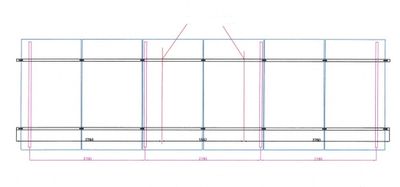 FVE konštrukcia SAP30S6P1V pre 6 panelov 30st do zeme 6 x 1 vertikal FVE konstrukce SAP30S6P1V pro 6 panelů 30st do země 6 x 1 vertikal