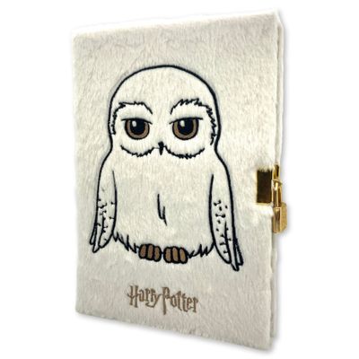 Zápisník Harry Potter - Plyšová Hedvika so zámkom