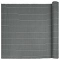 vidaXL Záhradný plot obojstranný sivý 1,8x3 m PVC