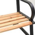 vidaXL Záhradná lavička 120 cm drevo