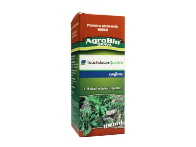 Prípravok proti jednoročným a viacročným burinám AGROBIO Touchdown Quattro 100ml