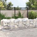 vidaXL Priehľadná plachta s okami 2x12 m Polyetylén
