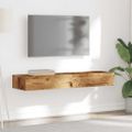 vidaXL TV skrinky s LED svetlami 2 ks staré drevo 60x35x15,5 cm
