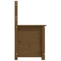 vidaXL Lavička medovohnedá 80x41x77 cm masívna borovica