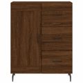 vidaXL Vysoká skrinka hnedý dub 69,5x34x180 cm spracované drevo