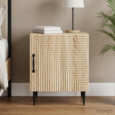 vidaXL Nočný stolík Dub sonoma 43 x 34,5 x 50 cm Kompozitné drevo