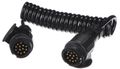 Propojovací spirálový kabel zástrčky tažného zariadenia TRAILER CABLE 4, 13-13pin, 3 m SIXTOL