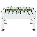vidaXL Stolný futbal oceľ 60 kg 140x74,5x87,5 cm biely
