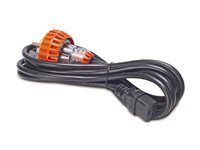 Elektrický kábel - IEC 60320 C19 do AS/NZS 3112 (M) - 15 A - 3.66 m - čierna