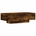 vidaXL Konferenčný stolík dymový dub 100x49,5x31 cm kompozitné drevo