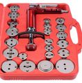 Pneumatický stláčadlo brzdových piestov MECHANIC BRAKE SET PNEU 23, sada 23ks SIXTOL