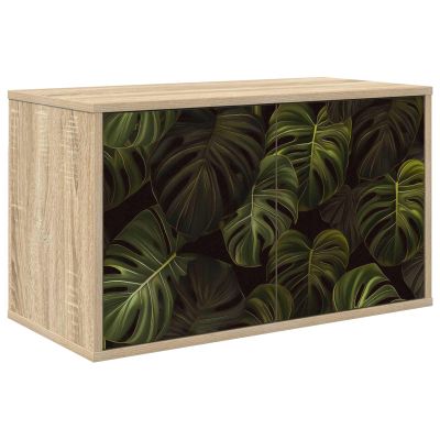 vidaXL Nástenný TV kabinet ELBURG 69 x 33 x 40 cm Dub sonoma