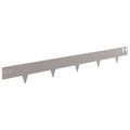 vidaXL Obrubník trávnika 30 ks 100 x 12 cm Oceľ Hrdzavý