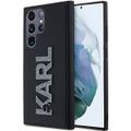 Obal Karl Lagerfeld pre Samsung Galaxy S24 Ultra KLHCS24L3DMBKCK čierny HC 3D logo trblietavý