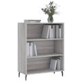 vidaXL Poličková skrinka sivá sonoma 69,5x32,5x90 cm kompozitné drevo