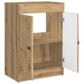 vidaXL Kúpeľňová skrinka pod umývadlo Dub artisan 78,5 x 37,5 x 81 cm