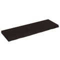 vidaXL Stolová doska tmavohnedá 120x40x(2-6) cm ošetrený dubový masív