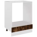 vidaXL Skrinka na sporák “Riga” dymový dub 60x46x81,5 cm