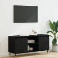 vidaXL TV skrinka 104 x 35 x 50 cm Čierny dub Kompozitné drevo