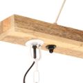 vidaXL Industriálna závesná lampa 25 W biela 109 cm E27