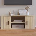 vidaXL TV skrinka dub sonoma 100x35x40 cm spracované drevo