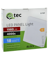Q-115P LED panel 18W 1980lm 4000K biely - štvorcový prisadený Qtec