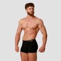 Pánske boxerky Soft 2Pack Black - GymBeam, veľkosť XL, veľkosť oblečenia XL