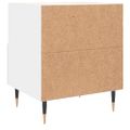 vidaXL Nočné stolíky 2 ks biele 40x35x47,5 cm kompozitné drevo