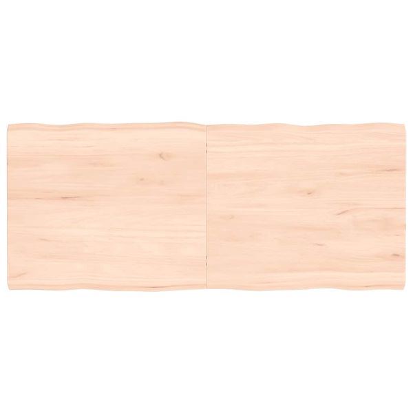 vidaXL Stolová doska 140x60x(2-4) cm neošetrený masív živé hrany