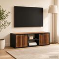 vidaXL Ručne vyrobený TV kabinet 105 x 30 x 35 cm Masívne mango drevo