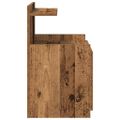 vidaXL Nočné stolíky 2 ks s 2 zásuvkami, staré drevo 40x36,5x62 cm