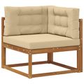 vidaXL Záhradná súprava gaučov 6 ks Prírodná a béžová
