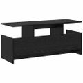 vidaXL TV stolík 102 x 35 x 45 cm Čierny dub Kompozitné drevo