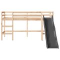 vidaXL Detská vyvýšená posteľ bez matraca 80x200 cm borovica
