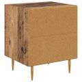 vidaXL Nočný stolík 2 ks Staré drevo 40 x 35 x 47,5 cm