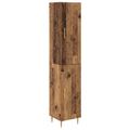 vidaXL Highboard 2 ks Staré drevo 34,5 x 34 x 180 cm Kompozitné drevo