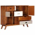 vidaXL Komoda z akáciového dreva 115x35x86 cm