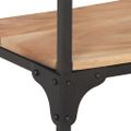 vidaXL Konzolový stolík 110x30x75 cm akáciový masív