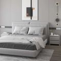 vidaXL Nočné stolíky 2 ks sivý dub sonoma 45x34,5x44,5 cm drevotrieska