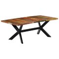 vidaXL Jedálenský stôl 200x100x75 cm, recyklovaný masív