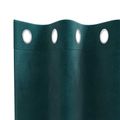 vidaXL Zatemňovacie závesy 2 ks Tmavozelená 140 x 140 cm Zamat