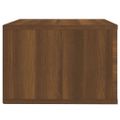 vidaXL Nástenné nočné stolíky 2 ks hnedý dub 50x36x25 cm
