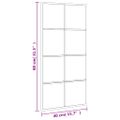 vidaXL Nástenné zrkadlo čierne 40x80 cm obdĺžnikové železné