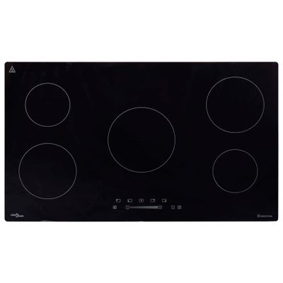 vidaXL Indukčná varná doska, dotykové ovládanie, sklo 2000 W 86 cm