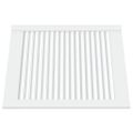 vidaXL Lamelové dvierka na skrinku 2 ks, biele 61,5x49,4 cm, borovica