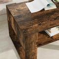 vidaXL Konferenčný stolík Dymová dub 66 x 53 x 45 cm Kompozitné drevo