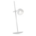 LED stolná lampa SOPHIE, dobíjacia, biela