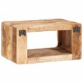 vidaXL Nočný stolík 2 ks Hnedá 45 x 30 x 24 cm Masívne mango drevo
